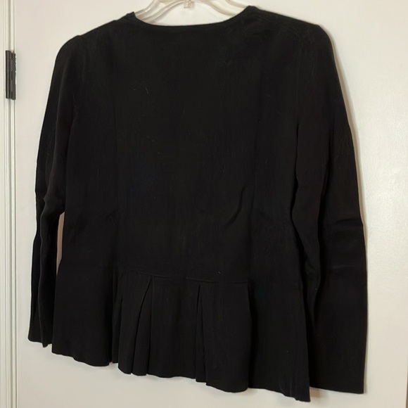 Banana Republic pleated peplum sweatwr - Picture 4 of 7